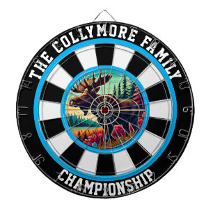 Diana Moose Bullseye en el arte forestal"