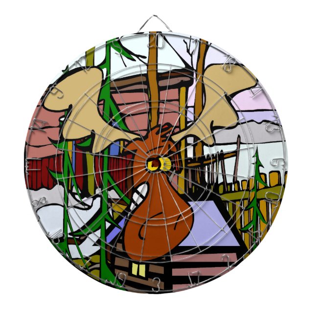 Diana Moose Face Darts (Frente)