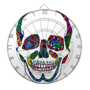 Diana Mosaico de cráneo de azúcar dibujado a mano