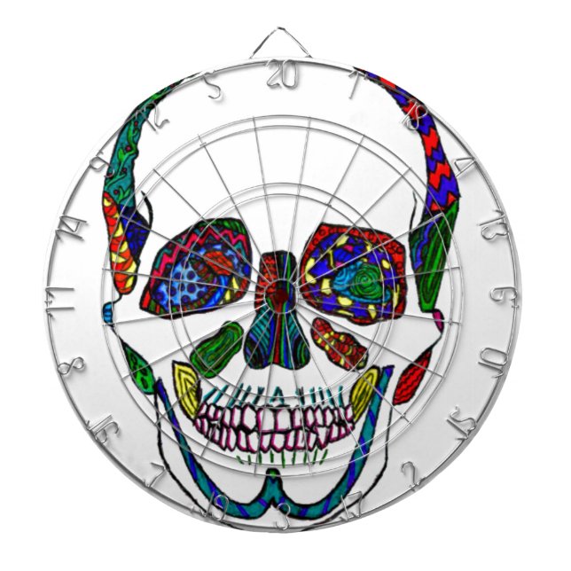 Diana Mosaico de cráneo de azúcar dibujado a mano (Frente)