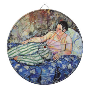 Diana Mujer en la habitación azul (por Suzanne Valadon)