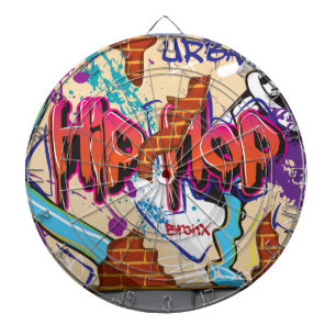 Diana Muro de graffiti de hip hop urbano.
