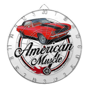 Diana Músculo americano Camaro Rojo