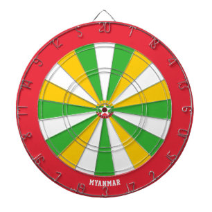 Diana Myanmar Flag Patriot's Bullseye