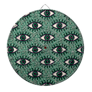 Diana "Mystic Emerald Eyes" - Psychedelic Swirl Seamless