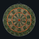 Diana Naranja del verde caqui del camuflaje<br><div class="desc">Este dartboard temático de la caza tiene un modelo verde y marrón del camo y sombras de alternancia del naranja. Esto es un gran tablero del juego para los outdoorsmen,  los cazadores y los hombres con las cuevas camuflaje-temáticas del hombre. ¡Vea más variaciones en nuestra tienda!</div>