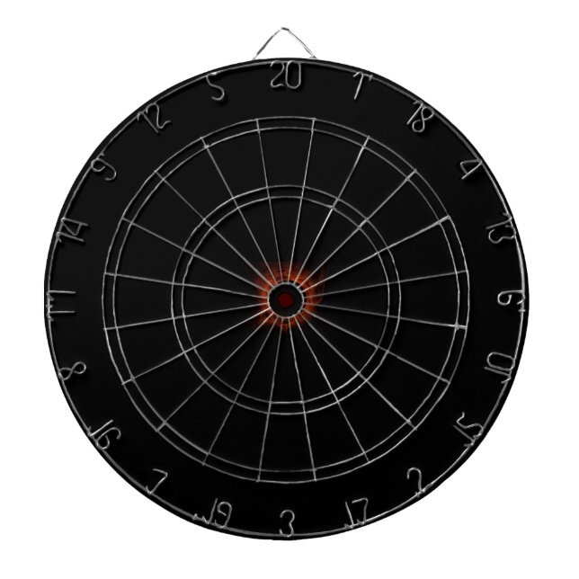 Diana Naranja Fiery Eclipse Black Hole Dart Board (Frente)