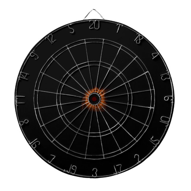Diana Naranja Fiery Eclipse Black Hole Dart Board (Frente)