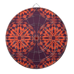 Diana Naranja morado fresco, único, moderno abstracto de