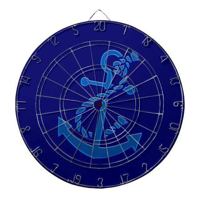 Diana Nautical Marine tema del ancla del barco azul (Frente)