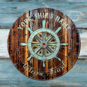 Diana Nautical Theme Bronze Captains Wheel