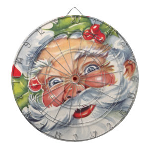 Diana Navidad Vintage, alegre Santa Claus con su sombrer