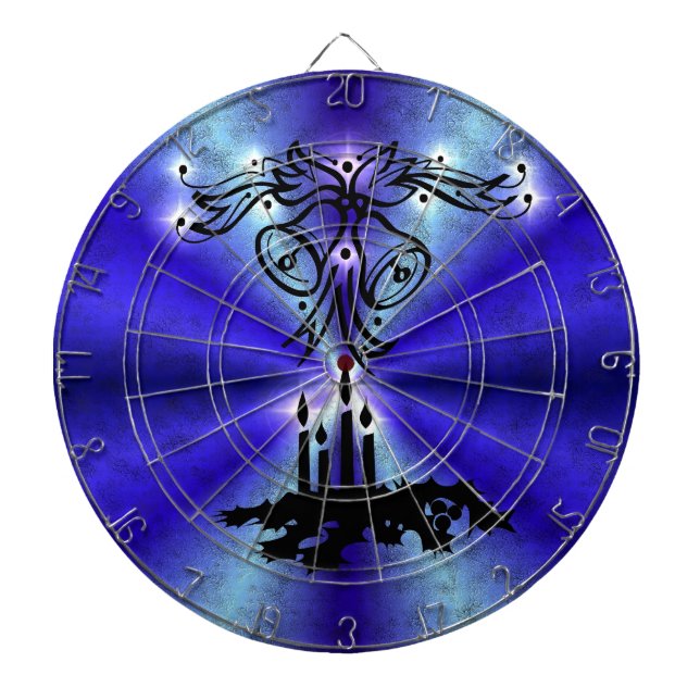 Diana Navidades Artdeco sobre el arcoiris verde azul (Frente)