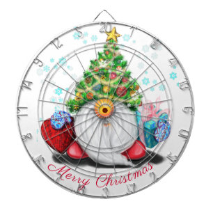 Diana Navidades Dart Board Gnome con regalo para ti