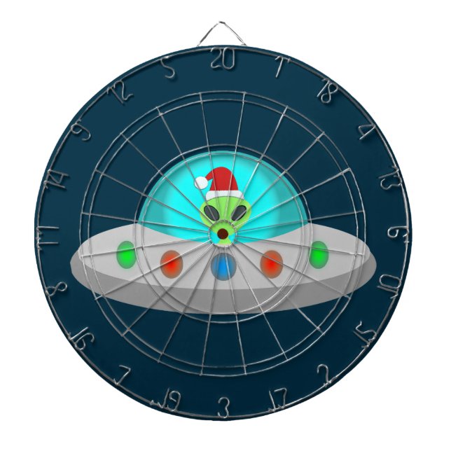 Diana Navidades de UFO Ho Ho Alien volador (Frente)