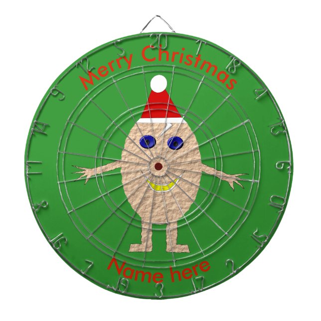Diana Navidades divertidos Egg Dart Board (Frente)