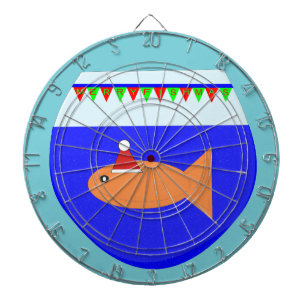 Diana Navidades Fiesta Goldfish Personalizado Dart Board
