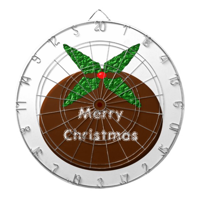 Diana Navidades Pudding Personalizable Dart Board (Frente)
