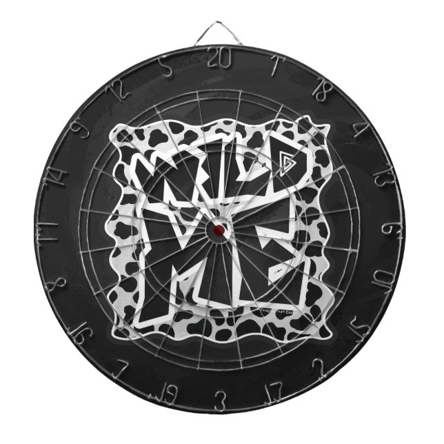 Diana Negro dálmata y blanco con yo salvaje (Frente)