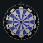 Diana Negro y Marina con regulación de la pila gris<br><div class="desc">Placa de dardos de tamaño de regulación en negro y azul marino, un gris se añade al diseño monocromo. Por diversión o profesional, este es un diseño impresionante que puede ser incorporado a cualquier esquema de color de sala de juegos o barroom. El diseño llamativo distingue cada área haciendo que...</div>