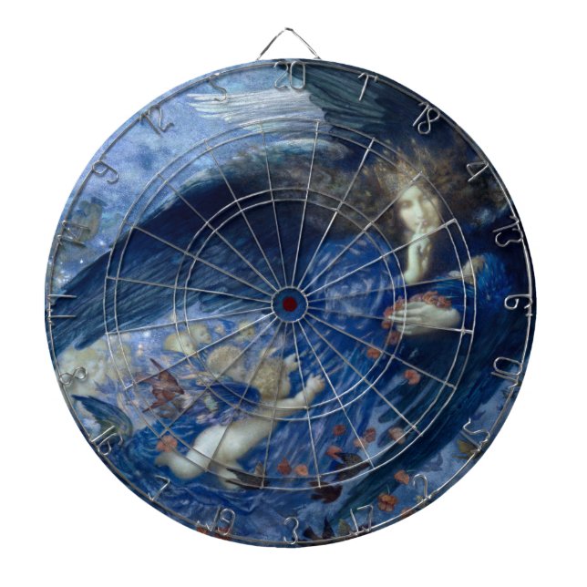 Diana Noche con su tren de estrellas (Ángel con Cherubs) (Frente)