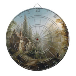 Diana Noche iluminada por la luna sobre la capilla del c