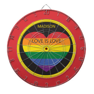 Diana Nombre personalizado Corazón arcoiris
