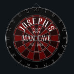 Diana Nombre personalizado de la cueva de hombre<br><div class="desc">Fondo de color con nombre personalizado y cueva masculina en el centro de la tabla. Otros colores disponibles en la tienda.</div>