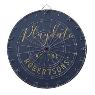 Diana Nombre personalizado Navy Gold Playdate Script Min