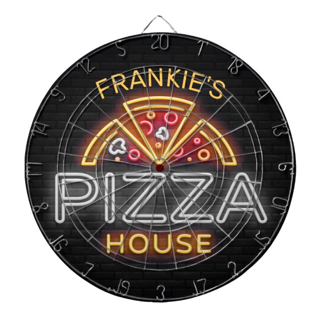 Diana NOMBRE personalizado Neon Italiano Pizzeria Pizza  (Frente)