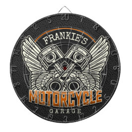 Diana NOMBRE personalizado Pistons Wings Motorcycle Bike