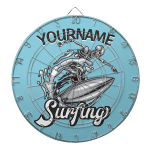Diana NOMBRE Personalizado Surfista Big Wave Skeleton Su