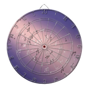 Diana Notas musicales Purple Glow Dartboard