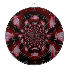 Diana Nube en las flores rojas oscuras