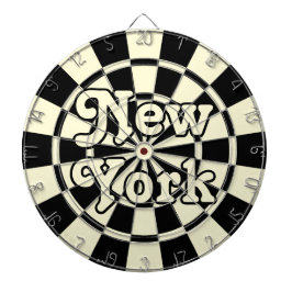 Diana NUEVA YORK Retro Moderno Negro y Crema Claro