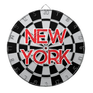 Diana NUEVA YORK Retro Texto rojo moderno, negro, gris c