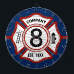 Diana Número de la estación de bomberos del personalizad<br><div class="desc">Agarra tu Firestación y ayuda al bombero a relajarse con este tablero de personalizado con tu número de la estación de bomberos y la fecha en que se estableció.</div>