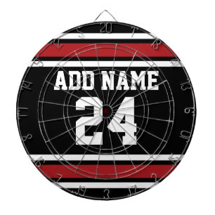 Diana Número de nombre personalizado de Black and Red S