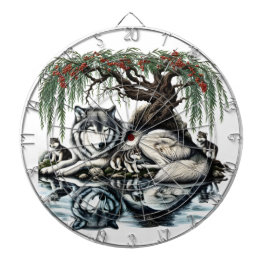 Diana Oasis familiar de Lobo Serene en naturaleza ídílic