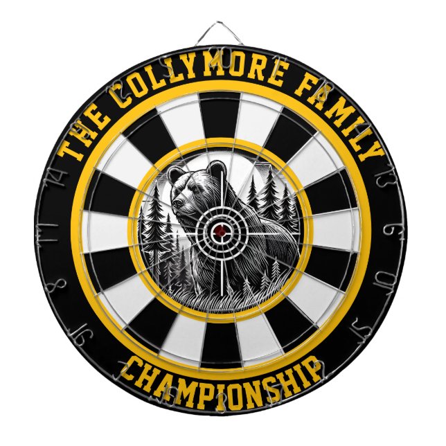 Diana Objetivo del oso grizzly de la escena forestal (Frente)