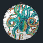 Diana Octox Tentacles de color de agua Verde azulada acu<br><div class="desc">arte de pulpos</div>