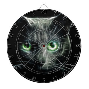 Diana Ojos verdes que brillan intensamente del gato del