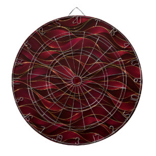 Diana Olas de mármol rojo burgundy elegantes con acento 