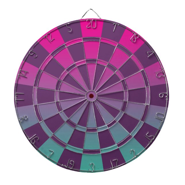 Diana Ombre púrpura y verde azulado magenta (Frente)