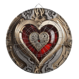 Diana Ornamento misterioso con corazón rojo