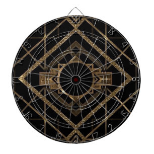Diana oro, negro, art deco, metálico, patrón,vintage
