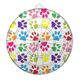 Diana Pasta de colores, patas de perro, patas de gato