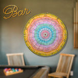 Diana Pastel Arcoiris Colores de madera rústica Tono<br><div class="desc">Pastel Rainbow Rustic Wood Tone Grain Un rústico tablero de madera Grain Dartboard hace el regalo personalizado perfecto,  es ideal para bodas,  fiestas,  reuniones familiares y simplemente diversión diaria. Nuestra plantilla fácil de usar facilita la personalización.</div>