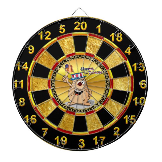 Diana Patata patriótica con gorra estadounidense y bande (Frente)