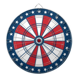 Diana Patriotic Star Dartboard Game Room Wall Decor